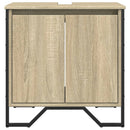 vidaXL sonoma tölgy szerelt fa fürdőszobai mosdószekrény 60x35x60 cm