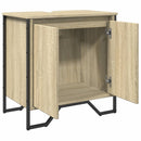 vidaXL sonoma tölgy szerelt fa fürdőszobai mosdószekrény 60x35x60 cm