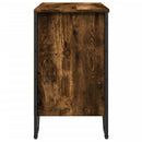 vidaXL füstös tölgy szerelt fa fürdőszobai mosdószekrény 60x35x60 cm