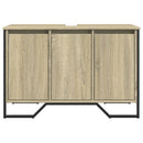 vidaXL sonoma tölgy szerelt fa fürdőszobai mosdószekrény 91x35x60 cm