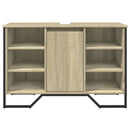 vidaXL sonoma tölgy szerelt fa fürdőszobai mosdószekrény 91x35x60 cm