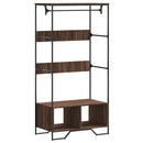 vidaXL barna tölgy színű szerelt fa ruhásszekrény 90 x 50 x 180 cm