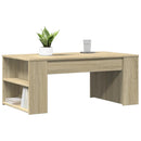 vidaXL sonoma tölgy színű szerelt fa dohányzóasztal 102 x 55 x 42 cm