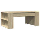 vidaXL sonoma tölgy színű szerelt fa dohányzóasztal 102 x 55 x 42 cm