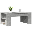 vidaXL betonszürke szerelt fa dohányzóasztal 102 x 55 x 42 cm