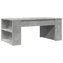 vidaXL betonszürke szerelt fa dohányzóasztal 102 x 55 x 42 cm