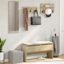 vidaXL 4 részes sonoma tölgy színű szerelt fa előszobai bútorszett