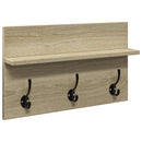 vidaXL 4 részes sonoma tölgy színű szerelt fa előszobai bútorszett