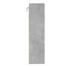 vidaXL betonszürke szerelt fa vitrinszekrény 100 x 15 x 58 cm