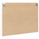 vidaXL fehér szerelt fa vitrinszekrény 100 x 8,5 x 75 cm