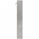 vidaXL betonszürke szerelt fa vitrinszekrény 100 x 8,5 x 58 cm