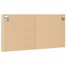 vidaXL sonoma tölgy színű szerelt fa vitrinszekrény 100 x 8,5 x 50 cm