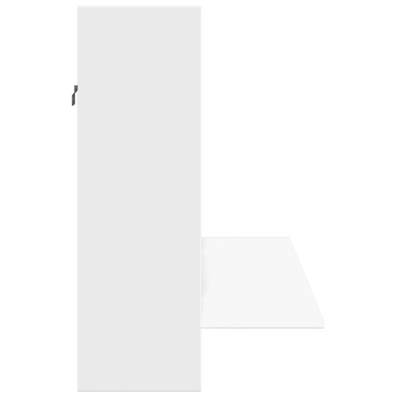 vidaXL fehér szerelt fa falra szerelhető íróasztal 105 x 48 x 75 cm