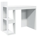 vidaXL fehér szerelt fa irodai asztal 103,5 x 56,5 x 94 cm