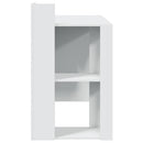 vidaXL fehér szerelt fa irodai asztal 103,5 x 56,5 x 94 cm