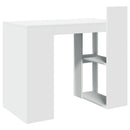 vidaXL fehér szerelt fa irodai asztal 103,5 x 56,5 x 94 cm