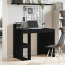 vidaXL fekete szerelt fa irodai asztal 103,5 x 56,5 x 94 cm