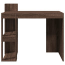 vidaXL barna tölgy színű szerelt fa irodai asztal 103,5 x 56,5 x 94 cm