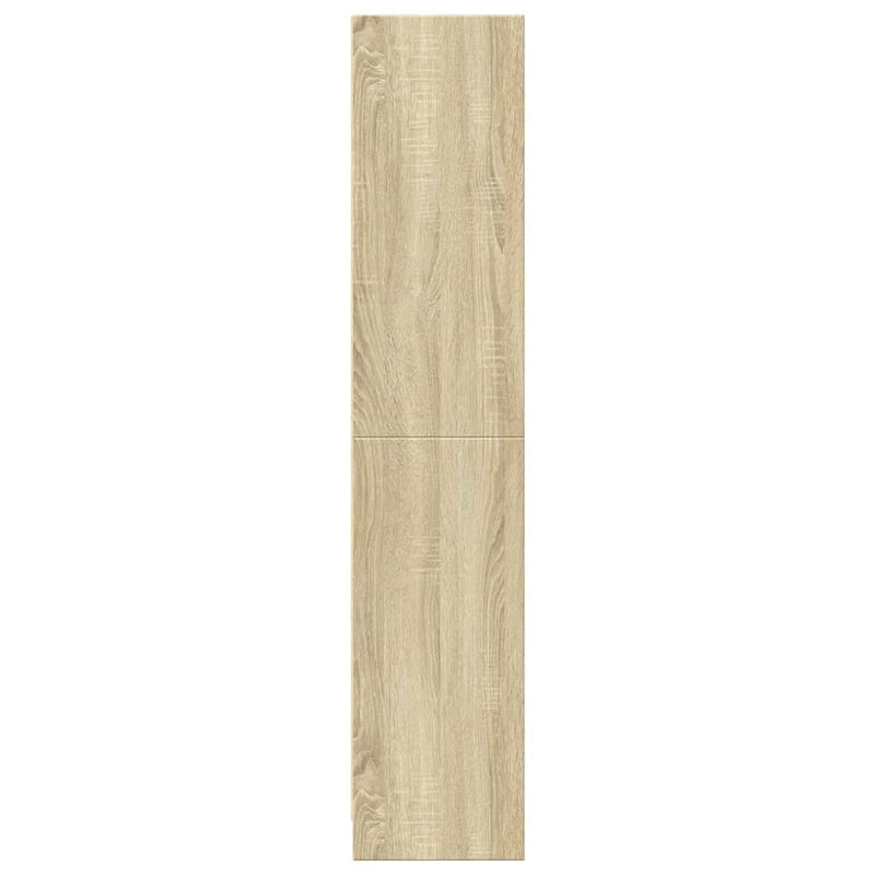 vidaXL sonoma tölgy színű szerelt fa könyvszekrény 57 x 28,5 x 141 cm
