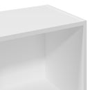 vidaXL fehér szerelt fa könyvszekrény 57 x 28,5 x 107,5 cm