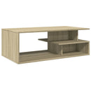 vidaXL sonoma tölgy színű szerelt fa dohányzóasztal 102x55x35 cm