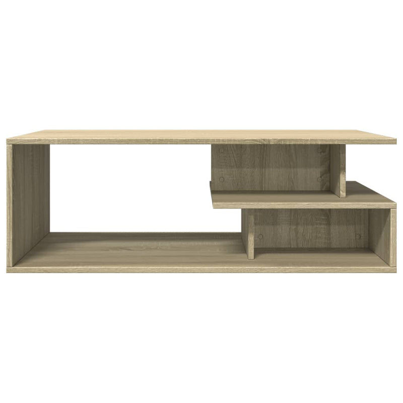 vidaXL sonoma tölgy színű szerelt fa dohányzóasztal 102x55x35 cm