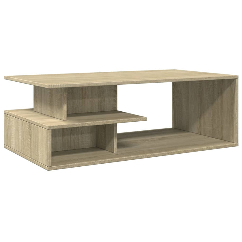 vidaXL sonoma tölgy színű szerelt fa dohányzóasztal 102x55x35 cm