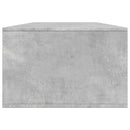 vidaXL betonszürke szerelt fa dohányzóasztal 102x55x35 cm