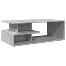 vidaXL betonszürke szerelt fa dohányzóasztal 102x55x35 cm
