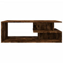 vidaXL füstös tölgy színű szerelt fa dohányzóasztal 102x55x35 cm