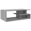 vidaXL szürke sonoma szerelt fa dohányzóasztal 102x55x35 cm