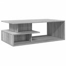 vidaXL szürke sonoma szerelt fa dohányzóasztal 102x55x35 cm
