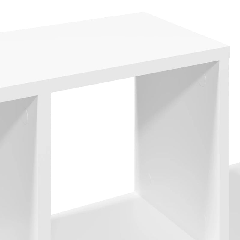 vidaXL fehér szerelt fa fali polc 100 x 20 x 53 cm