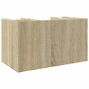 vidaXL sonoma tölgy színű szerelt fa asztali szervező 44,5x24x25 cm