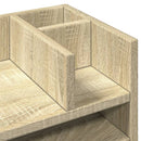 vidaXL sonoma tölgy színű szerelt fa asztali szervező 44,5x24x25 cm