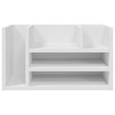 vidaXL betonszürke szerelt fa asztali szervező 44,5 x 24 x 25 cm
