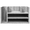 vidaXL szürke sonoma színű szerelt fa asztali szervező 44,5x24x25 cm