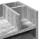 vidaXL szürke sonoma színű szerelt fa asztali szervező 44,5x24x25 cm