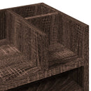 vidaXL barna tölgy színű szerelt fa asztali szervező 44,5 x 24 x 25 cm