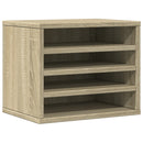 vidaXL sonoma tölgy színű szerelt fa asztali szervező 36x26x29,5 cm