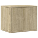 vidaXL sonoma tölgy színű szerelt fa asztali szervező 36x26x29,5 cm