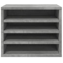 vidaXL betonszürke szerelt fa asztali szervező 36 x 26 x 29,5 cm