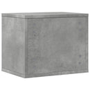 vidaXL betonszürke szerelt fa asztali szervező 36 x 26 x 29,5 cm