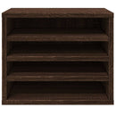 vidaXL barna tölgy színű szerelt fa asztali szervező 36x26x29,5 cm