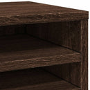 vidaXL barna tölgy színű szerelt fa asztali szervező 36x26x29,5 cm