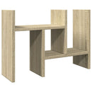 vidaXL sonoma színű szerelt fa asztali szervező 34,5 x 15,5 x 35,5 cm