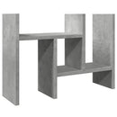vidaXL Íróasztali rendező Betonszürke 34,5 x 15,5 x 35,5 cm Szerelt Fa