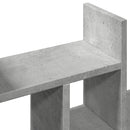 vidaXL Íróasztali rendező Betonszürke 34,5 x 15,5 x 35,5 cm Szerelt Fa