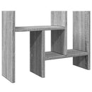 vidaXL Íróasztali rendező Szürke Sonoma 34,5 x 15,5 x 35,5 cm