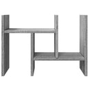 vidaXL Íróasztali rendező Szürke Sonoma 34,5 x 15,5 x 35,5 cm